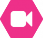 pink video icon